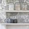 NuWallpaper Black Secret Garden Peel & Stick Wallpaper